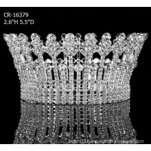 Full Round Clear Beauty Pageant Crown